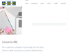 Tablet Screenshot of consorzioabc.com